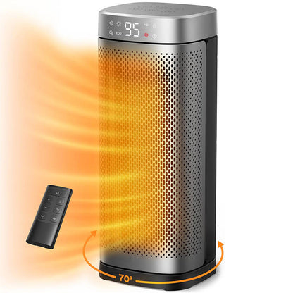 Space Heaters for Indoor Use, Portable Electric Heater with Adjustable Thermostat for Home, Office & Bedroom