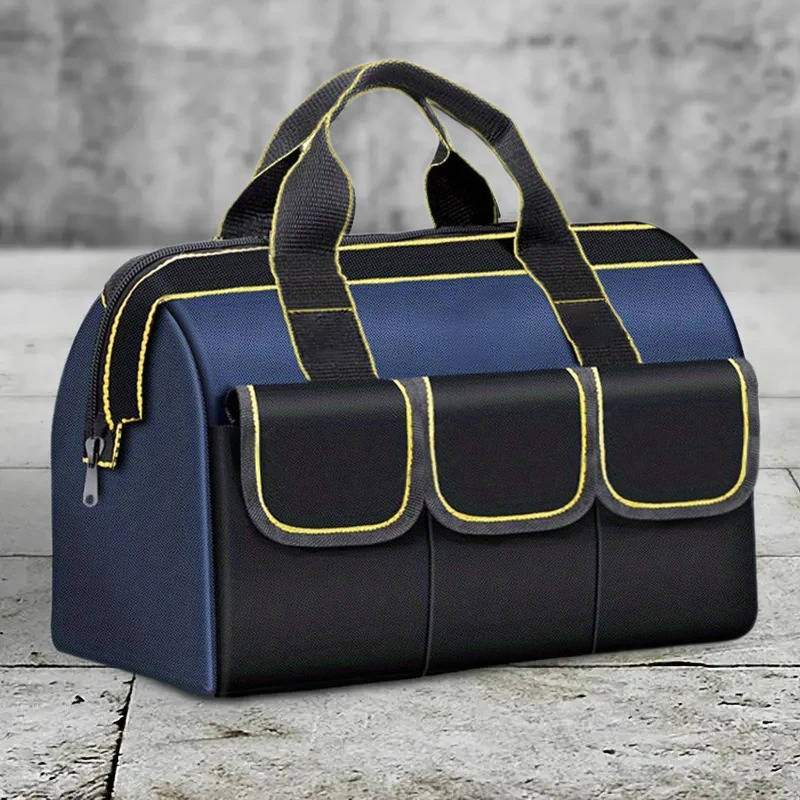 Heavy Duty Tool Bag with Wide Mouth & Waterproof Base
