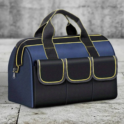 Heavy Duty Tool Bag with Wide Mouth & Waterproof Base