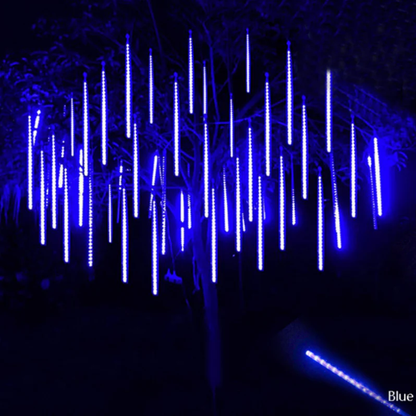 Cascading LED String Lights with Snowfall Effect and 144 Bulbs, 6.5 Feet