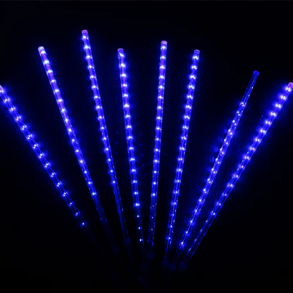 Cascading LED String Lights with Snowfall Effect and 144 Bulbs, 6.5 Feet