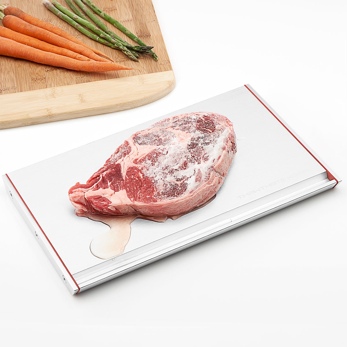 Drip Channel Defrosting Rapid Meat Tray Flat Quick