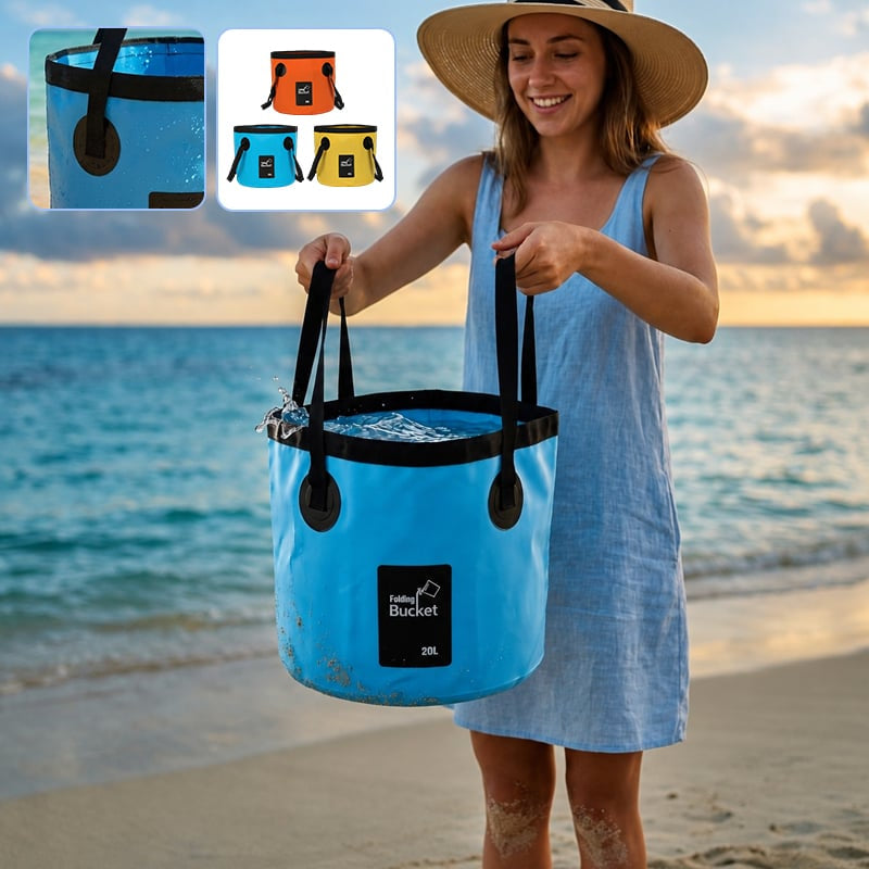 Upsell-Folding Fishing Bucket