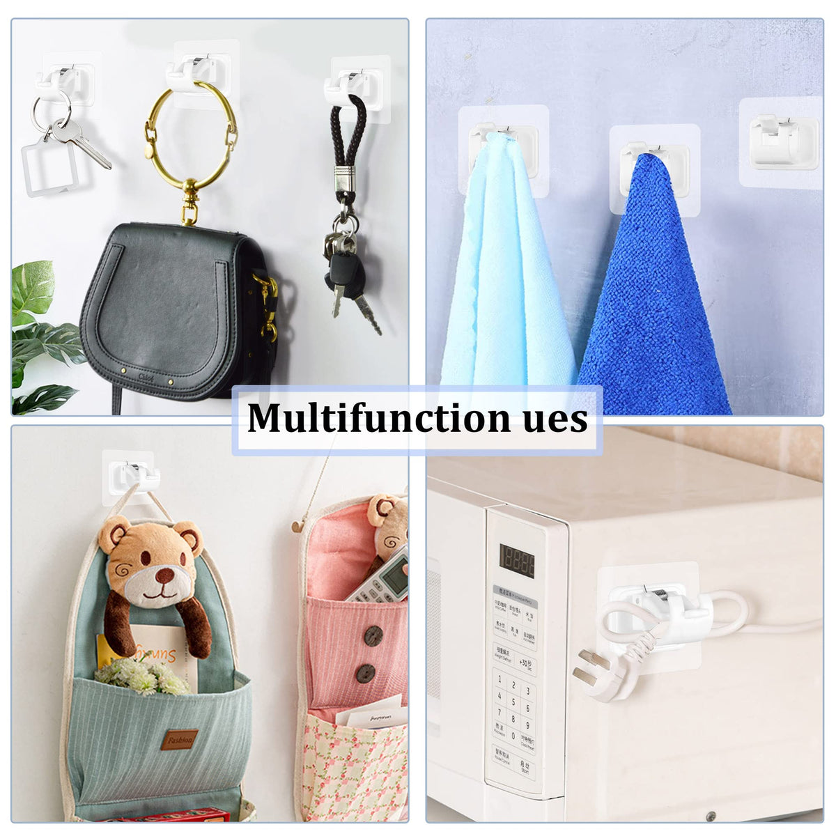 Punch-Free Self Adhesive Curtain Holder