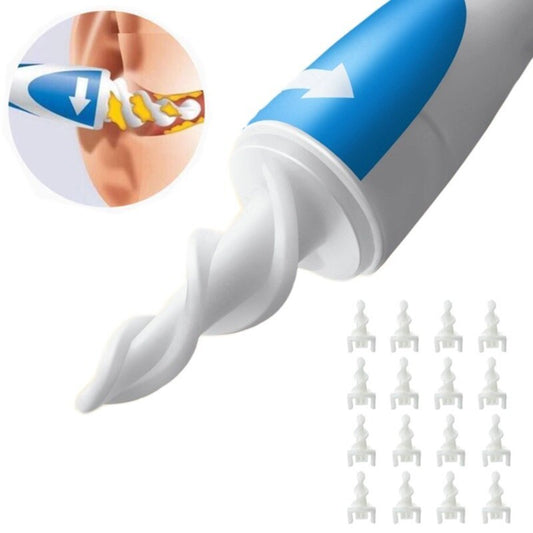 Ear Cleaner With Soft Silicone Tip, Spiral Earwax Cleaner