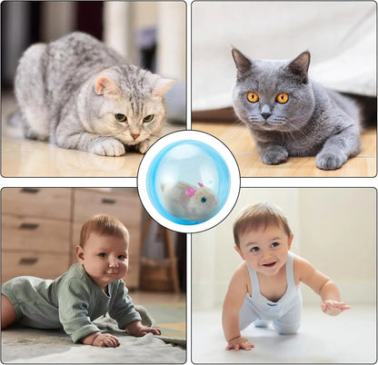 Rechargeable Smart Rolling Ball Cat Toy