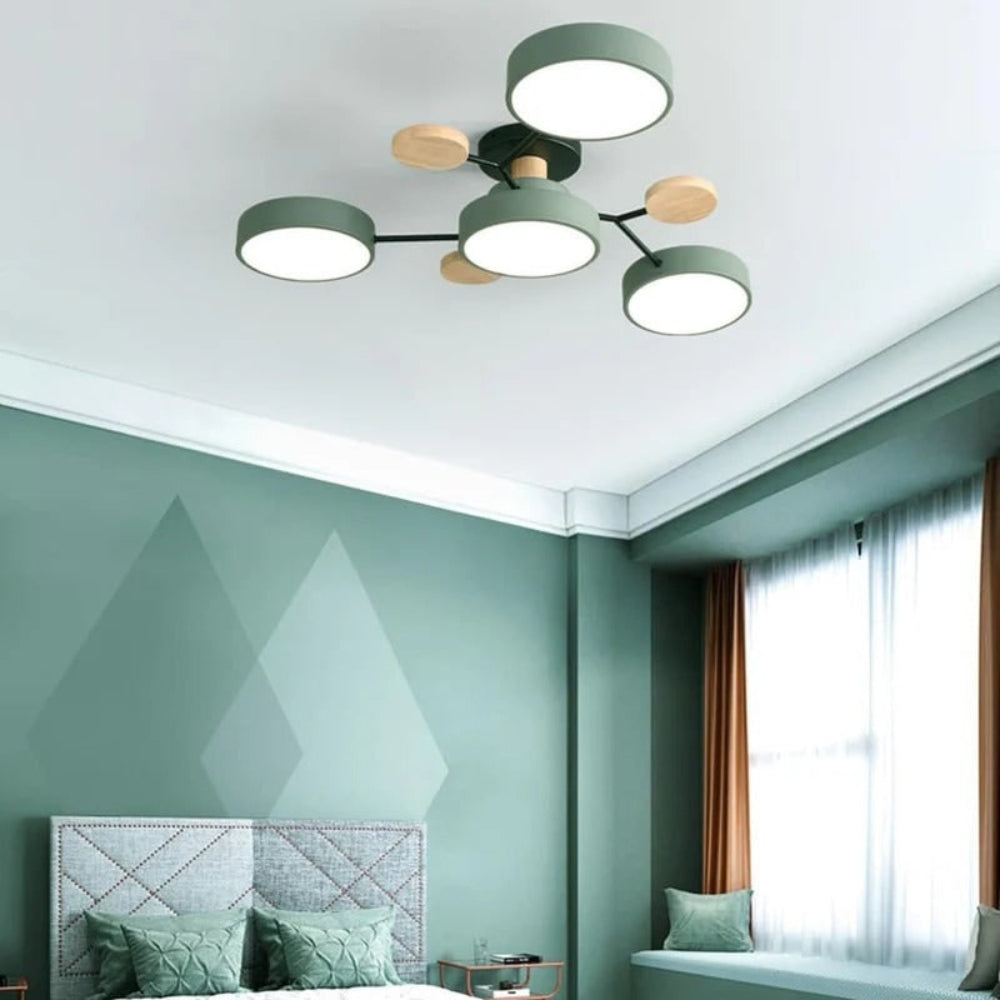 Energy Efficient Semi Flush Ceiling Light LED Chandelier