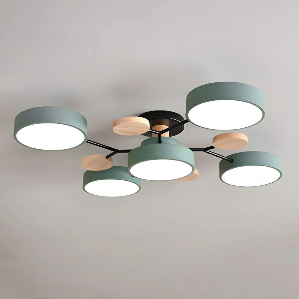 Energy Efficient Semi Flush Ceiling Light LED Chandelier