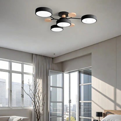 Energy Efficient Semi Flush Ceiling Light LED Chandelier