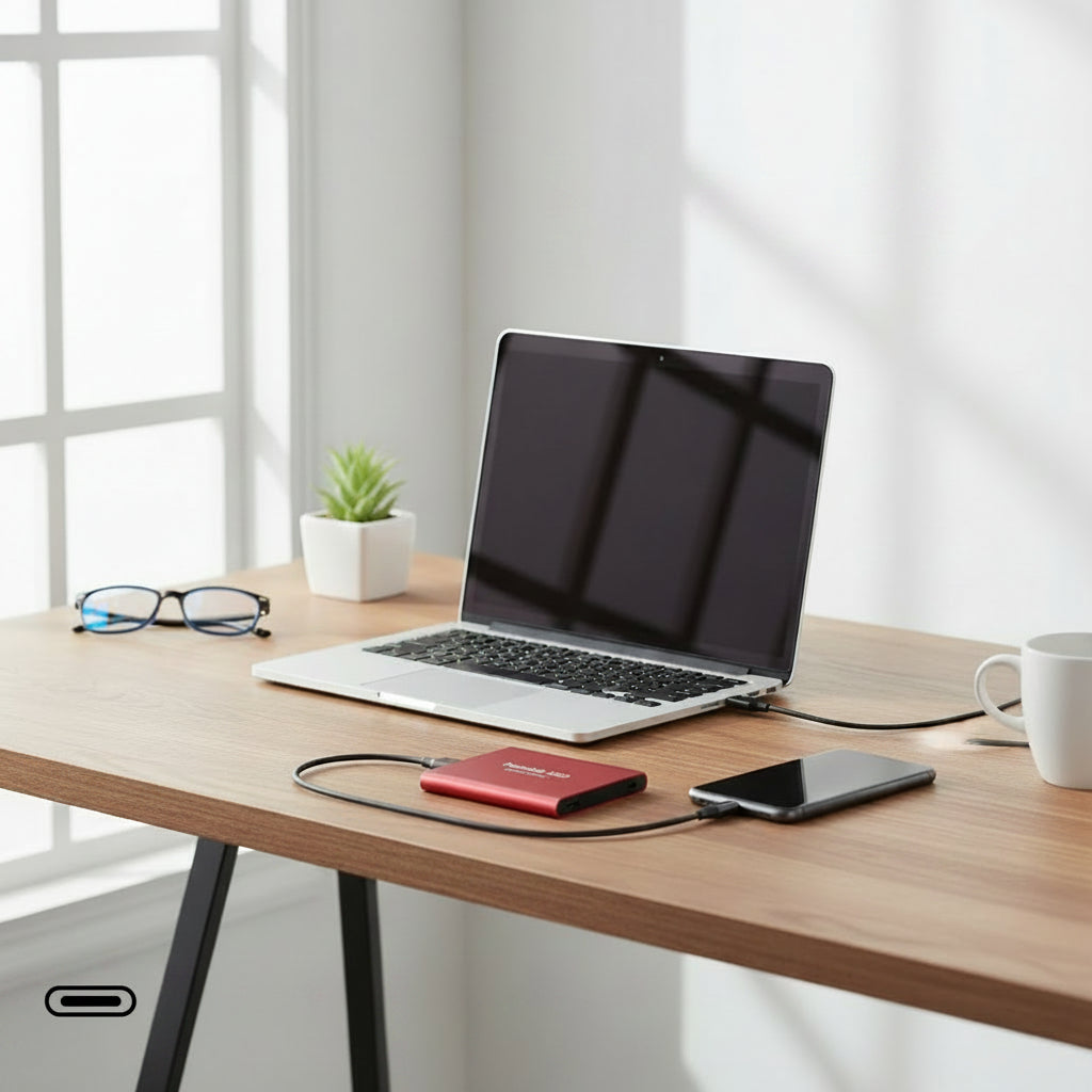 Sale External Hard Drive Portable SSD High Speed USB Storage 128tb