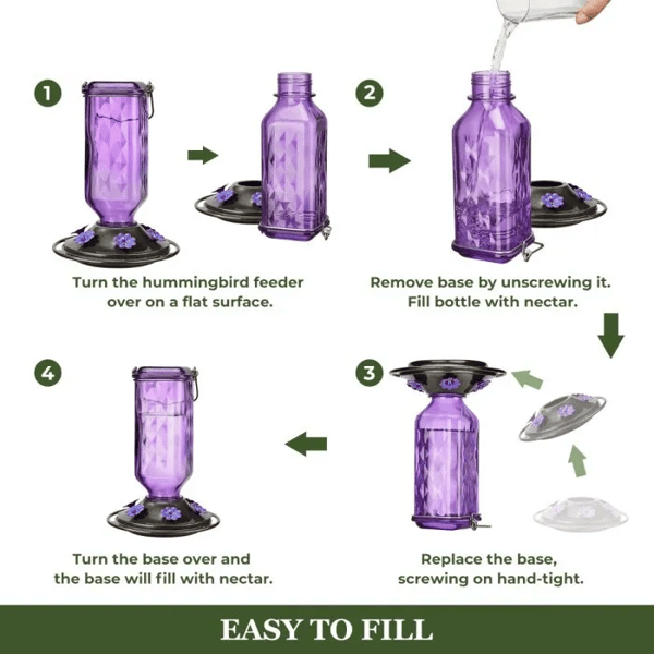 Last Day Sale 49% Off Hummingbird Feeder - Leak-proof seal