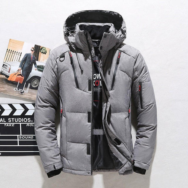 Hooded Zip Jacket with Removable Hood and Thick Polyester, Fall Winter