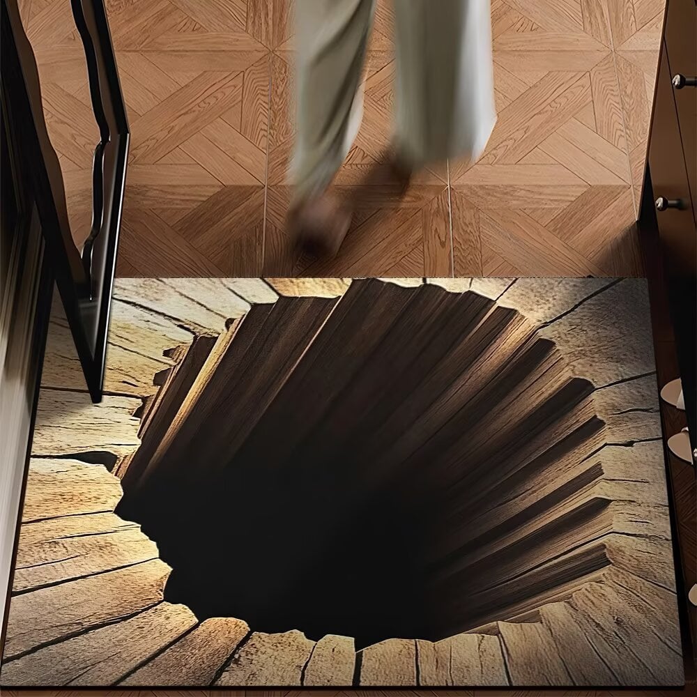 Endless Abyss Illusion Doormat – Mind-Bending 3D Visual Effect
