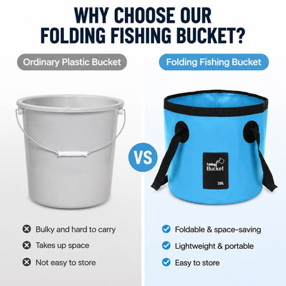 Upsell-Folding Fishing Bucket