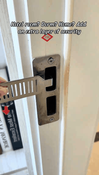 Portable Stainless Steel Travel Door Security Lock