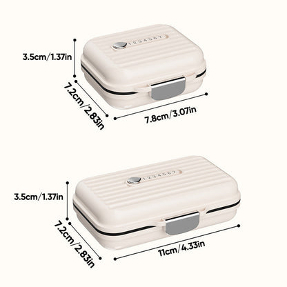 Portable Pill Organizer | Seven Compartments with Digital Counter