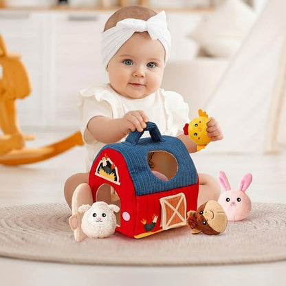 Farm Animal Toys Playset Soft Plush Fun Role Play Toys