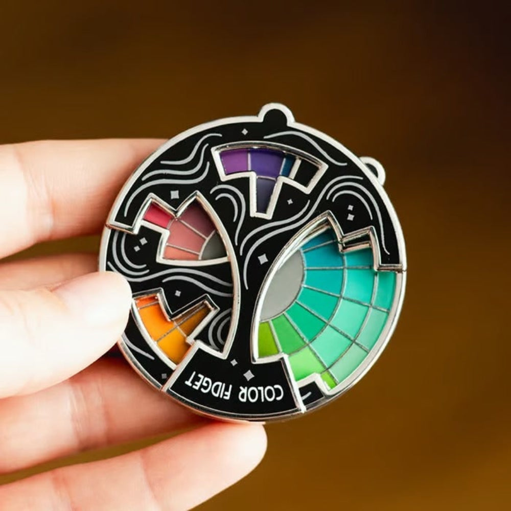 Fidget Pin Creativity Color Theory Interactive Toy
