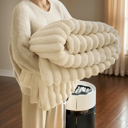 Fleece Throw Blanket Soft Cozy Plush Large Drape