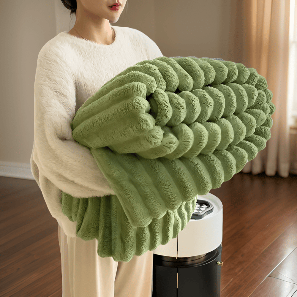 Fleece Throw Blanket Soft Cozy Plush Large Drape