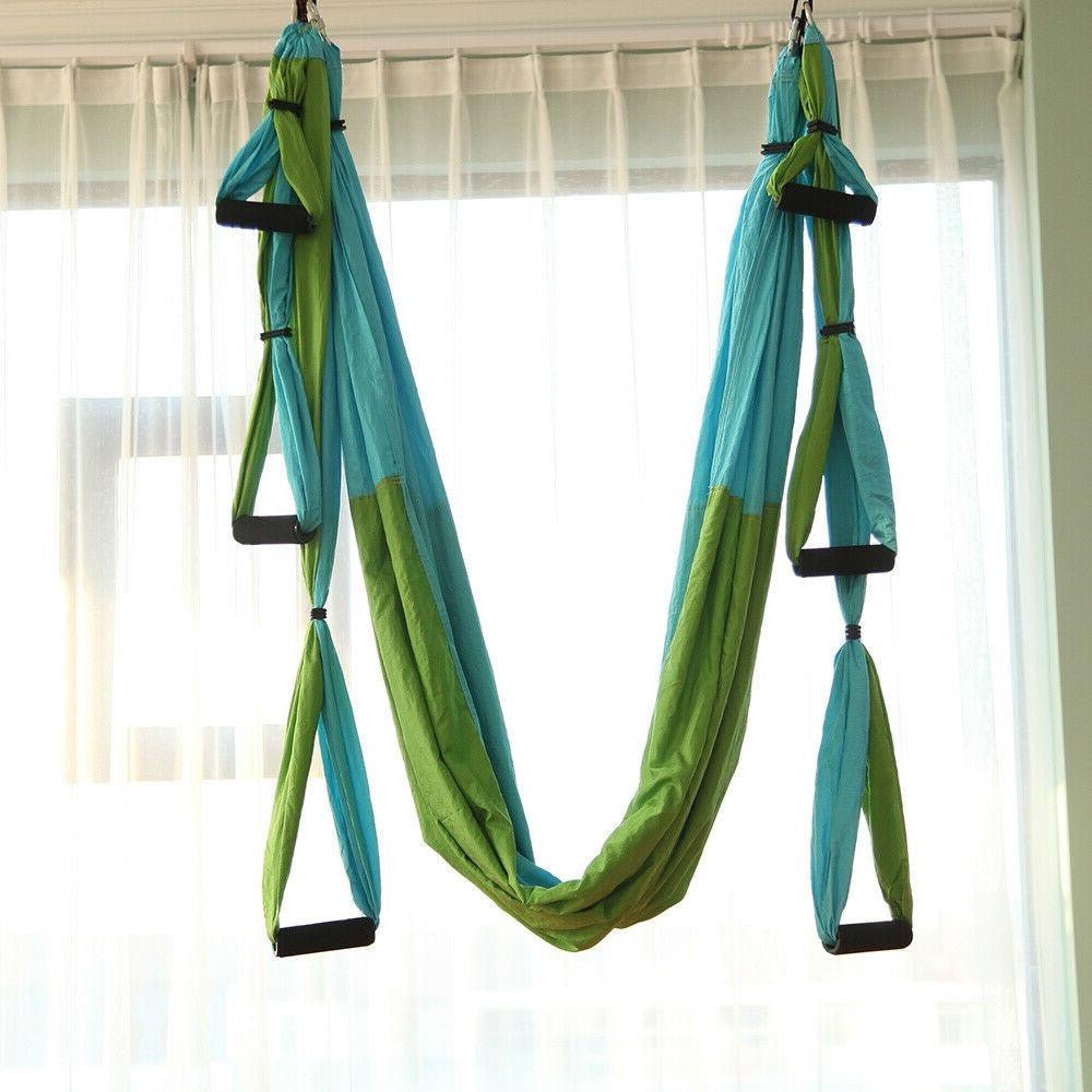 Flexible Aerial Silk Yoga Hammock Swing, Durable, Adjustable, Portable