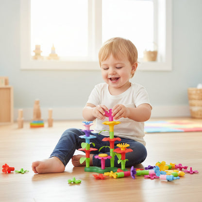Flower Building Toy Creative Play Imaginative Fun