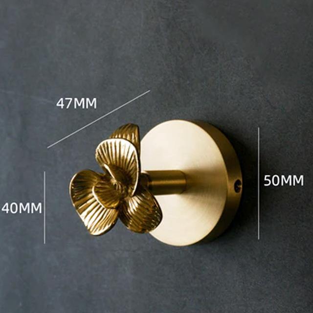 Golden Brass Wall Hooks – Handmade Animal Designs for Stylish Wall Decoration