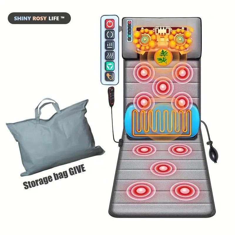 Full Body Massage Mattress with Heat and Vibration for Stress Relief