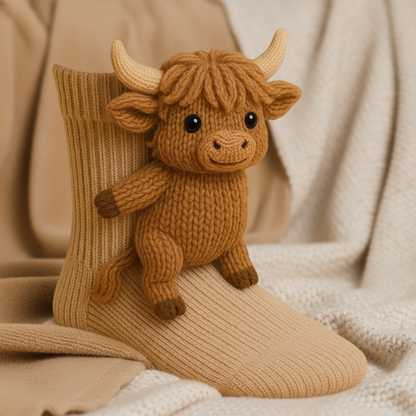 Fun Socks Cute Knitted Novelty Animal Design Character Socks
