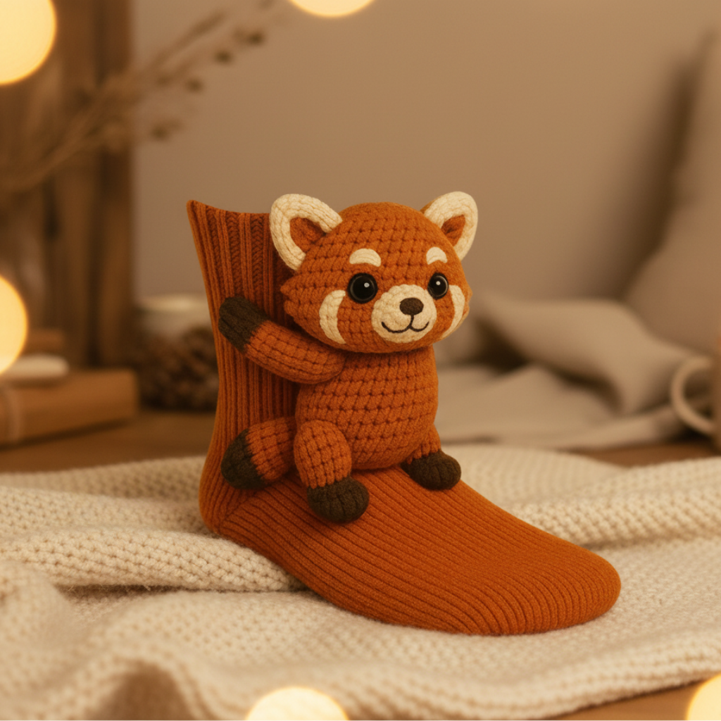 Fun Socks Cute Knitted Novelty Animal Design Character Socks