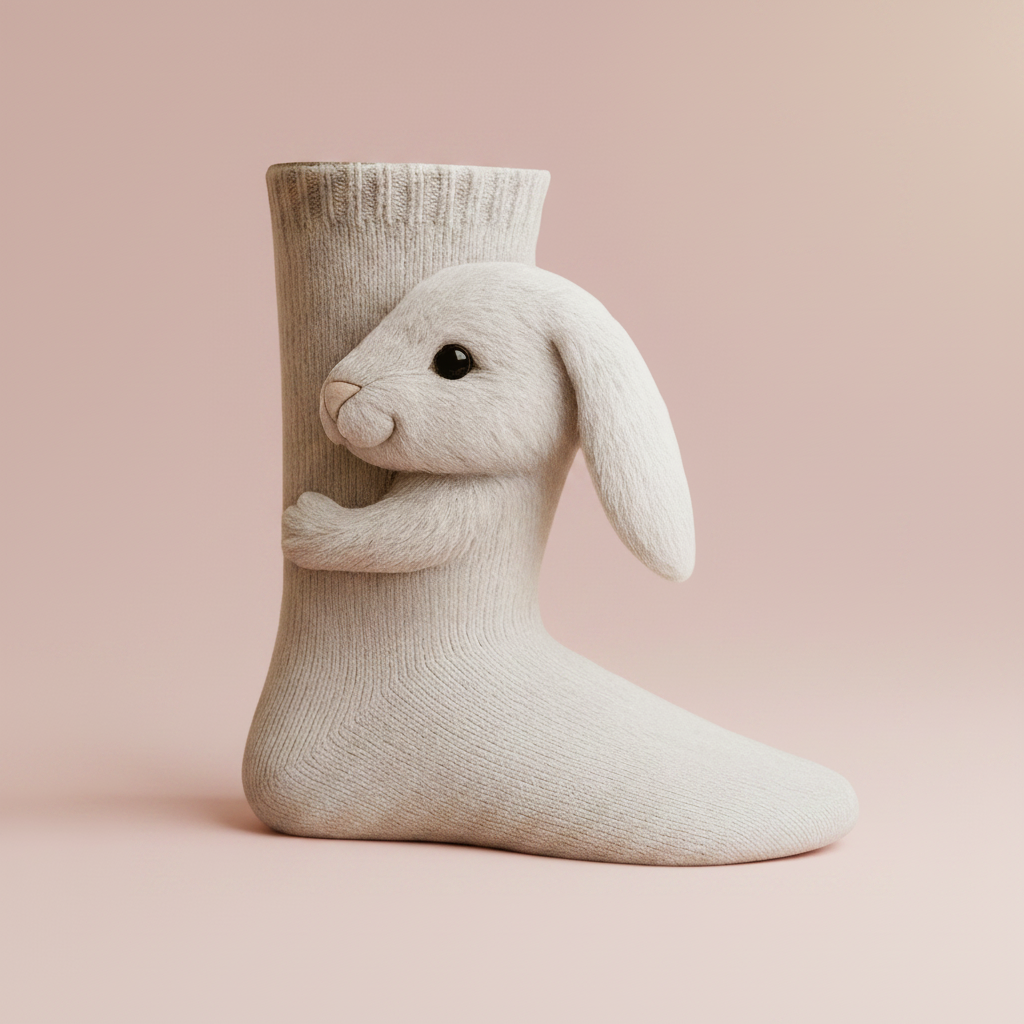 Fun Socks Cute Knitted Novelty Animal Design Character Socks