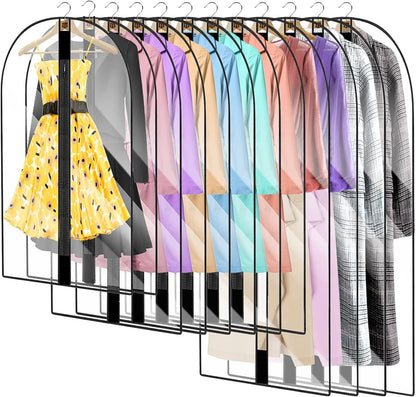 71-Inch Garment Bag with Full-Length Zipper and Dual Handles for Gowns