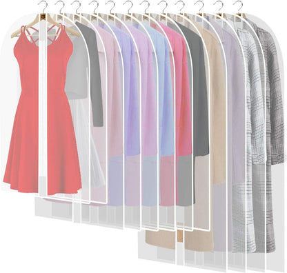 71-Inch Garment Bag with Full-Length Zipper and Dual Handles for Gowns