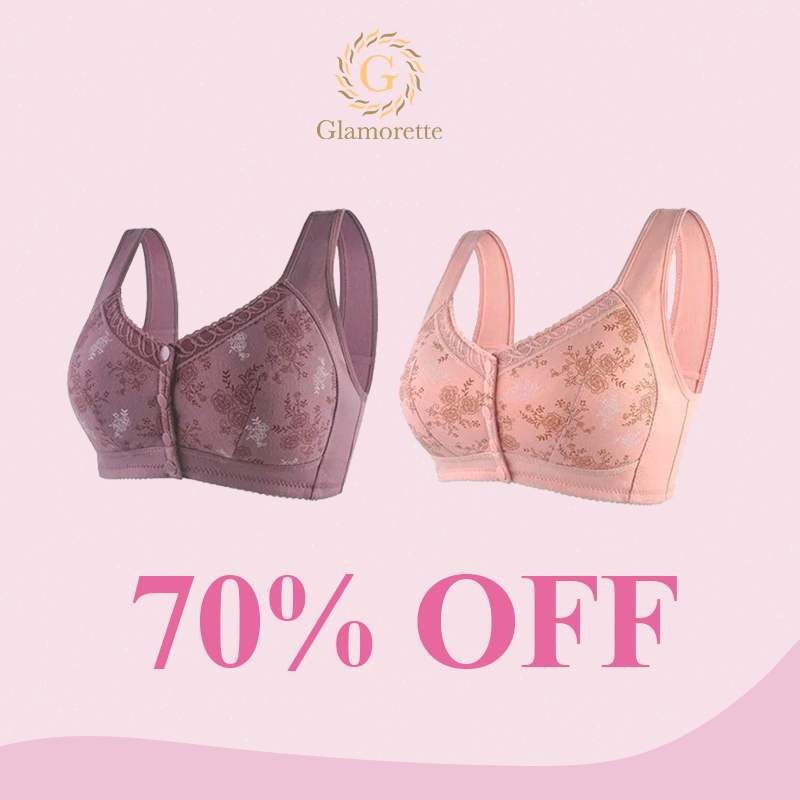 Glamorette – Cotton Front Closure Bra