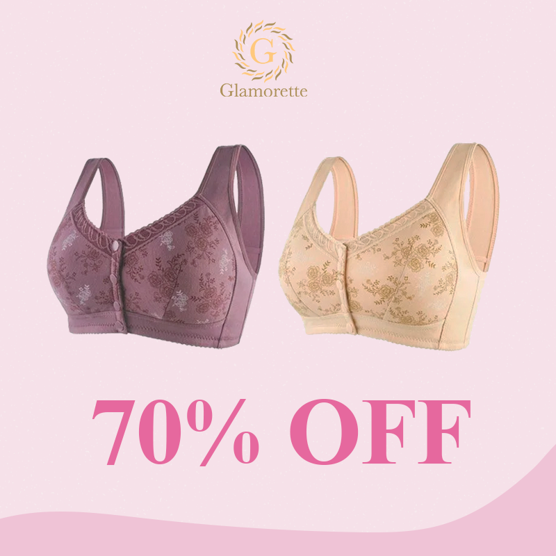 Glamorette – Cotton Front Closure Bra
