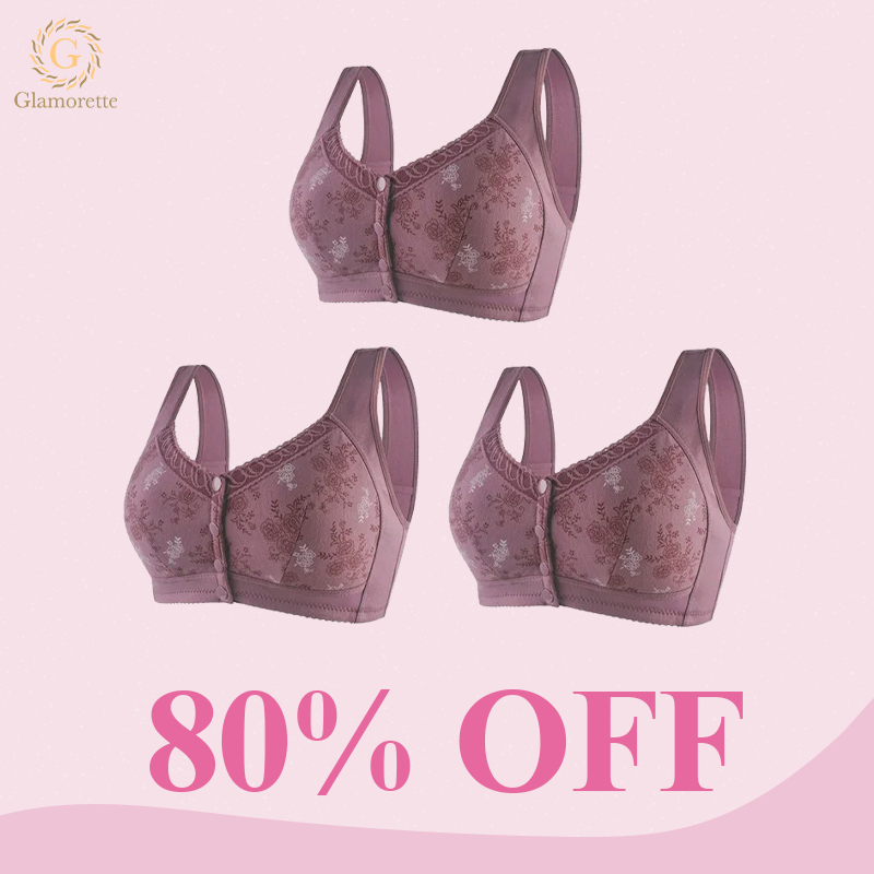 Glamorette – Cotton Front Closure Bra
