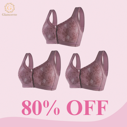Glamorette – Cotton Front Closure Bra
