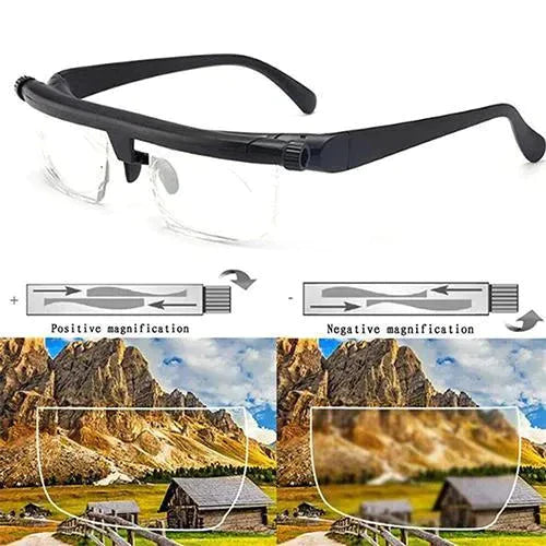 Adjustable Glasses Unisex Dial Vision Lens