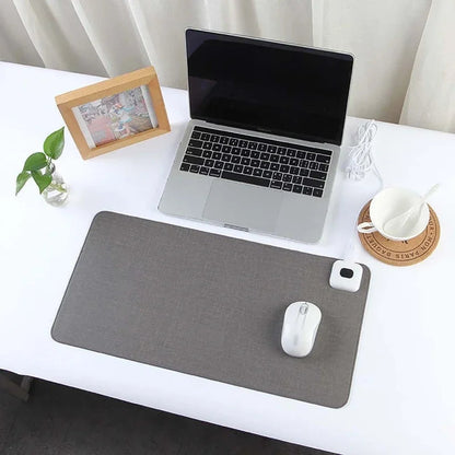 Heated Mouse Pad with Adjustable Temperature and Auto Shutoff, Splash Resistant