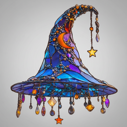 Halloween Witch Hat Decor Magical Home Accent