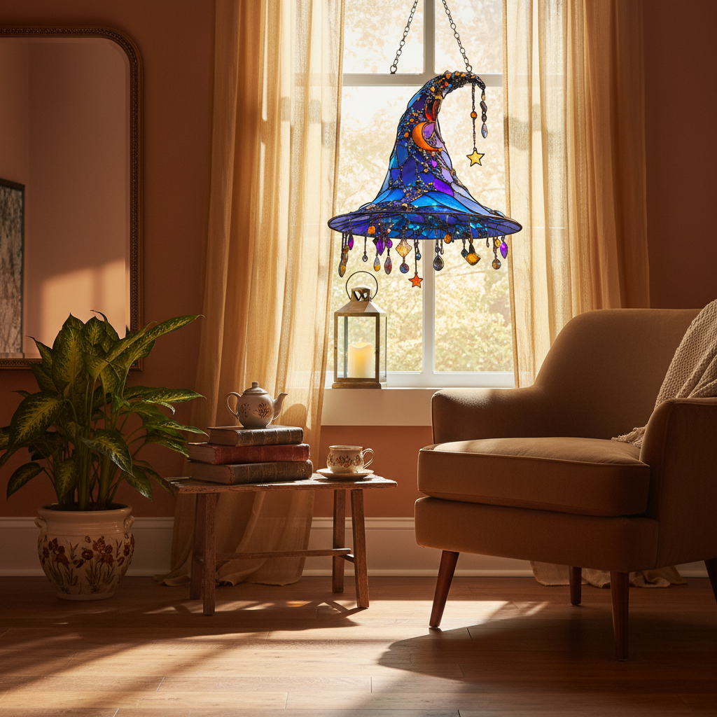 Halloween Witch Hat Decor Magical Home Accent
