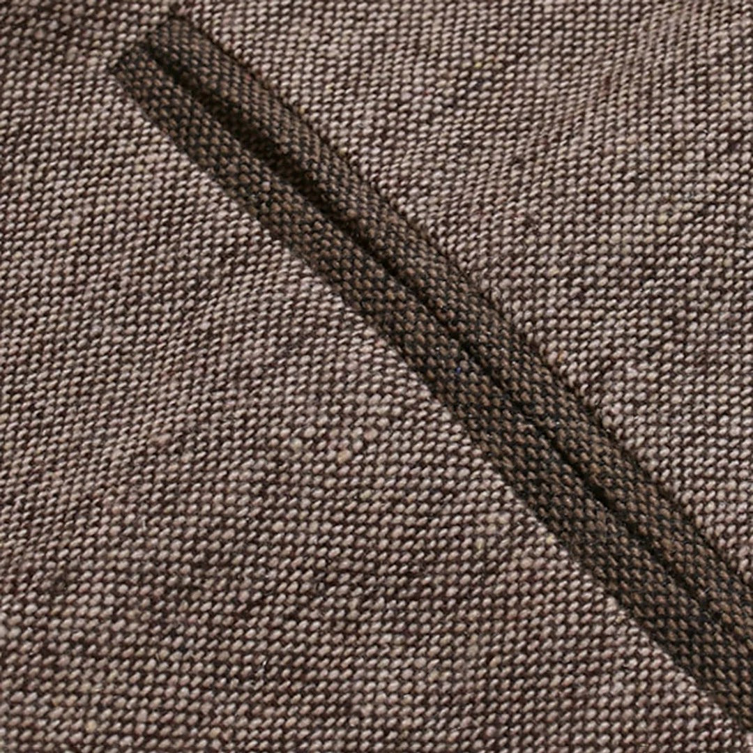 Sleeveless Waistcoat with Front Button Closure and Textured Surface