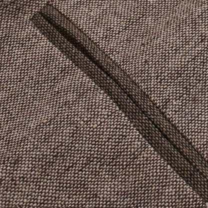 Sleeveless Waistcoat with Front Button Closure and Textured Surface