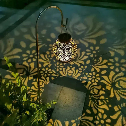 Solar LED Pendant Light with Remote Control and Extended Cord for Outdoor Patios