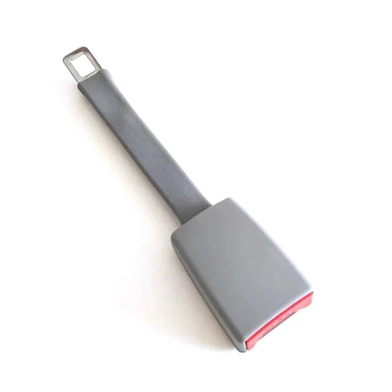 Seat Belt Extender with 11-Inch Rigid Stem and Upright Buckle Reach, Toolless Click-In