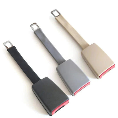 Seat Belt Extender with 11-Inch Rigid Stem and Upright Buckle Reach, Toolless Click-In