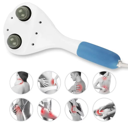 Percussion Massager with Dual Motors and Adjustable Speed Settings