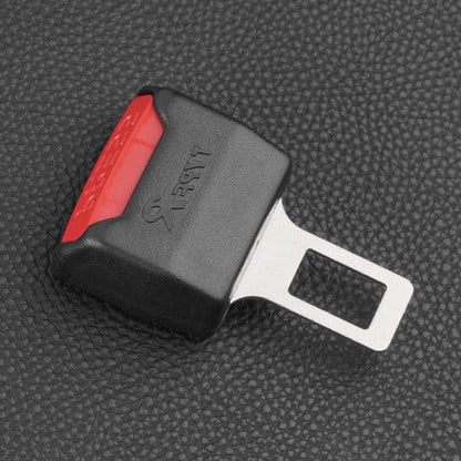 Two-Piece Seat Belt Clip Extender for Vehicle Use