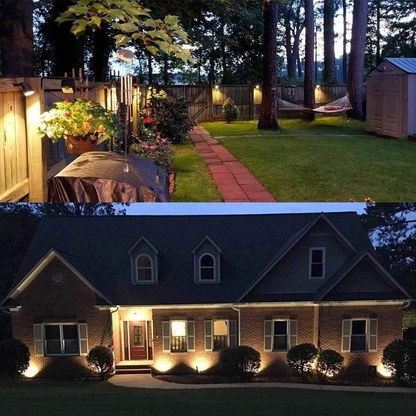 LED Landscape Spotlights 12V 5W with Adjustable Head and IP65 Rating, 10-Pack