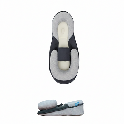 Inclined Baby Bed with Wrap Around Belt and Anti Roll Design, 10 Degree Angle